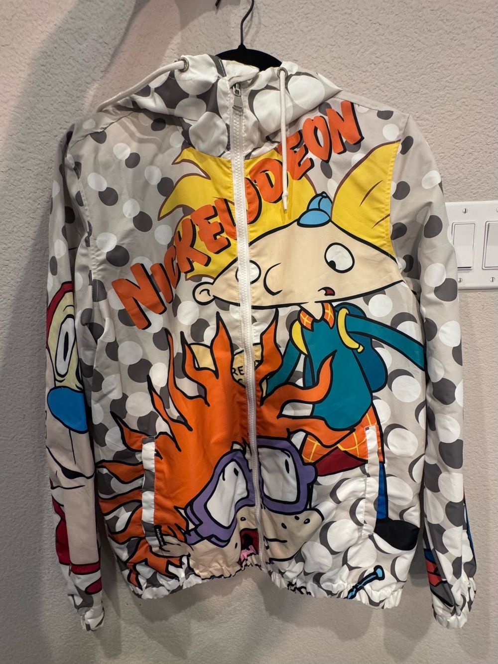 Members Only x Nickelodeon Rugrats Hey Arnold Tommy Chuckie Windbreaker S